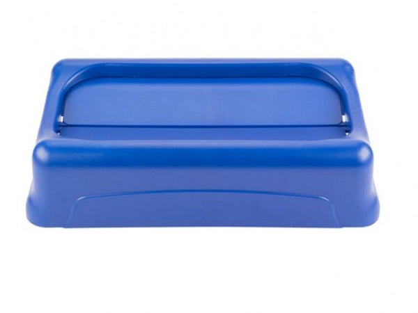 Tapa Oscilante para Contenedor Slim Jim® 87 litros Azul Rubbermaid FG267360BLUE