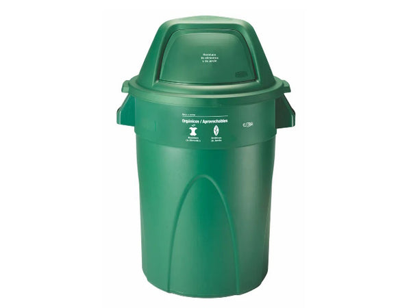Contenedor Elite 121 Litros Verde Residuos Orgánicos y Aprovechables Estra 4-1042539