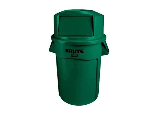 Contenedor Brute® Verde 121 Litros con Tapa Domo