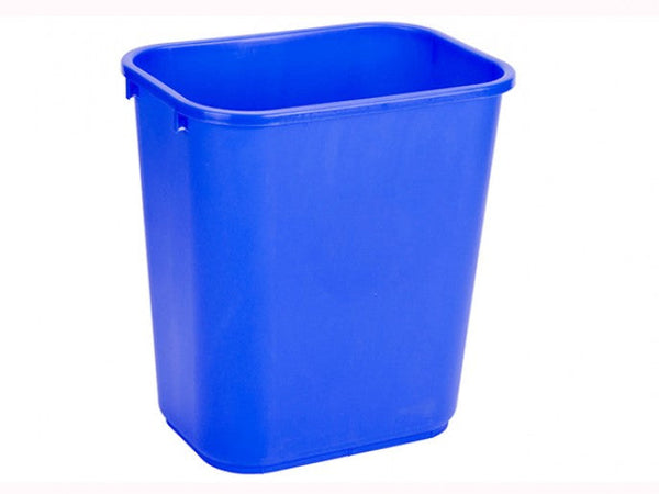 Papelera Tipo Escritorio 13 Litros Azul Sin Tapa Rubbermaid FG295500BLUE