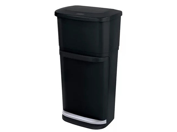 Caneca de Basura para Cocina Recycler 2-in-1 13.2 Galones (50Lts) Negro Rubbermaid