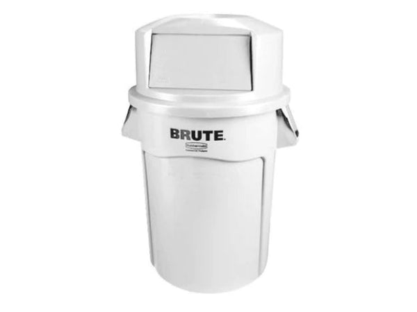 Contenedor Brute® Blanco 121 Litros con Tapa Domo