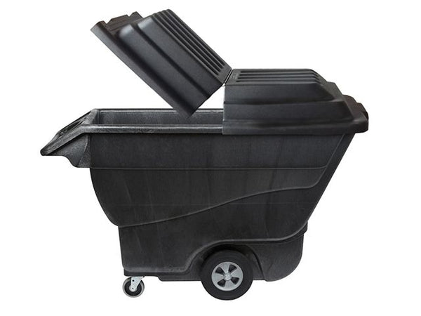 Practiwagon Volcador 800 Litros 1 Yarda Con Tapa Negro Rubbermaid